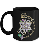 Star Of David Gold Lining Mug By BenJoy