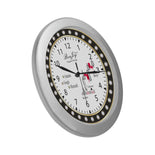 Wall Street Original Wall Clock Chart Design By BenJoy Silver Boys Celebrating Elegant Wall Clock