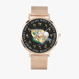 167. Arabic Heart Personalize "Initial R" Watch By Benjoy