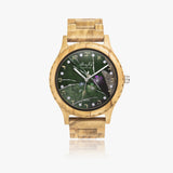 Judaica Italian Olive Lumber Wooden Watch By BenJoy