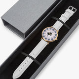 Arabic Piano Ultra-Thin Leather Strap Watch (Rose Gold) By BenJoy