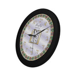 Wall Clock Judaic Ten Commandments By BenJoy Boys Celebrating Elegant Black Wall Clock