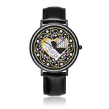 Double Heart Ten Commandments Floral Watch By BenJoy