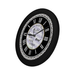 Stock Market Design Elegant Black Wall Clock By BenJoy