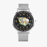 167. Arabic Heart Personalize "Initial R" Watch By Benjoy