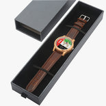 UAE Arabic Stylish Wooden Watch By Benjoy