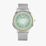 Arabic Stainless Steel Perpetual Calendar Quartz Watch By Benjoy