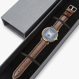 Arabic Ultra-Thin Leather Strap Watch (Rose Gold) By BenJoy