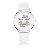 Silver And Gold Simple Star Of David Watch By BenJoy