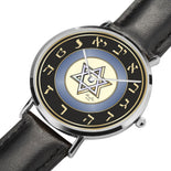 Blue And Black Star Of David Watch By BenJoy