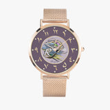 Arabic Initial "R" Stainless Steel Perpetual Calendar Watch By BenJoy