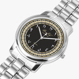 Arabic Dial Folding Clasp Type Stainless Steel Quartz Watch By BenJoy