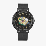 167. Arabic Heart Personalize "Initial R" Watch By Benjoy