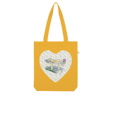 Judaica Chai Heart by BenJoy 103 Organic Tote Bag