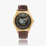 Judaica  Hebrew Initial  Stylish Wooden Watch By BenJoy