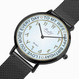 Arabic Fashion Ultra-thin Stainless Steel Watch By BenJoy