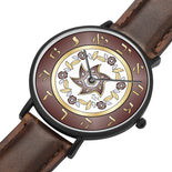 Maroon And Gold Star Of David floral  Watch By BenJoy