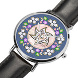 Silver Star Of David Blue And Pink Watch By BenJoy