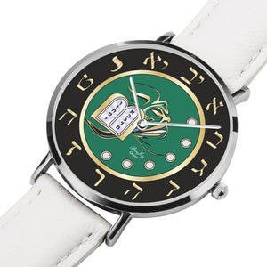 Ten Commandments Torch Black And Green Watch By BenJoy