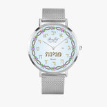 Judaica Stainless Steel Perpetual Calendar Watch By BenJoy