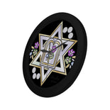 Judaic Wall Clock Star Of David By BenJoy Boys Celebrating Elegant Black Wall Clock