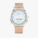 Judaica Stainless Steel Perpetual Calendar Watch By BenJoy