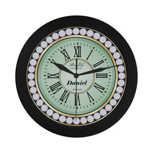 Elegant Black Wall Clock Design By BenJoy