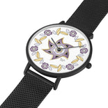 Purple Star Of David Floral Lining Watch By BenJoy