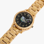 Arabic Personalize Name Natural Wooden Watch By BenJoy