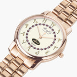 Arabic "Name" Folding Clasp Stainless Steel Watch By BenJoy