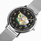 167. Arabic Heart Personalize "Initial R" Watch By Benjoy