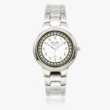 Arabic Dial Silver Stainless Steel Quartz Watch By BenJoy