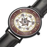 Maroon And Gold Star Of David floral  Watch By BenJoy