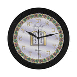 Wall Clock Judaic Ten Commandments By BenJoy Boys Celebrating Elegant Black Wall Clock