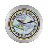 Judaic Wall Clock (Your Name) 