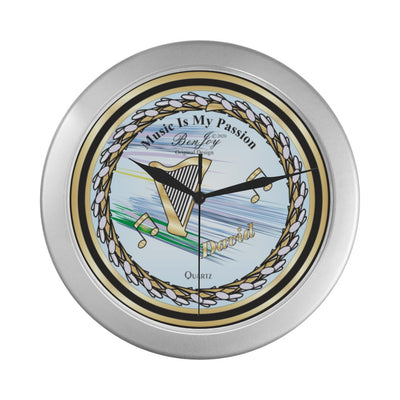 Judaic Wall Clock (Your Name) 