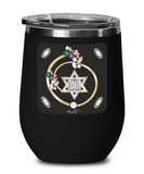 Judaica Star Of David Spiral Flower Wine Glass By BenJoy