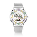 Personalized Star Of David Torch Floral Watch By BenJoy