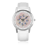 Star Of David Blue Flower Pink Marble Watch By BenJoy