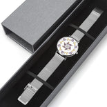 Purple Star Of David Floral Lining Watch By BenJoy