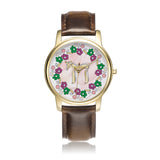 Floral Judaica Chai Watch By BenJoy