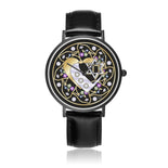 Double Heart Star Of David Chai Floral Watch By BenJoy