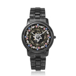 Floral Lining Silver And Gold Star Of David Personalized Watch By BenJoy