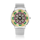 Festive Floral Chai Gold Watch By BenJoy