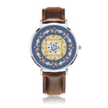 Purple And Gold Floral Lining Watch By BenJoy