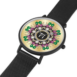 Festive Floral Chai Gold Watch By BenJoy