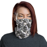 Black & White Modern Neck Gaiter Design By BenJoy