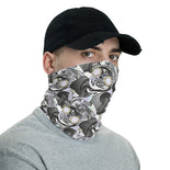 Black & White Modern Neck Gaiter Design By BenJoy