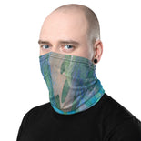 Abstract Blue Ray Neck Gaiter