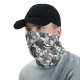 Black & White Modern Neck Gaiter Design By BenJoy